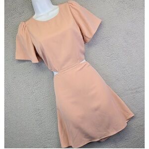 NWT Abercrombie & Fitch Sweet Blush Pink Mini Dress